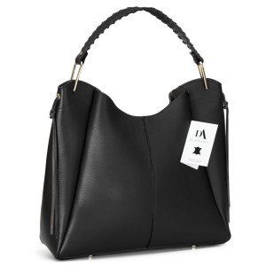 Geanta dama din piele naturala DiAmanti Abrianna Neagra D1532